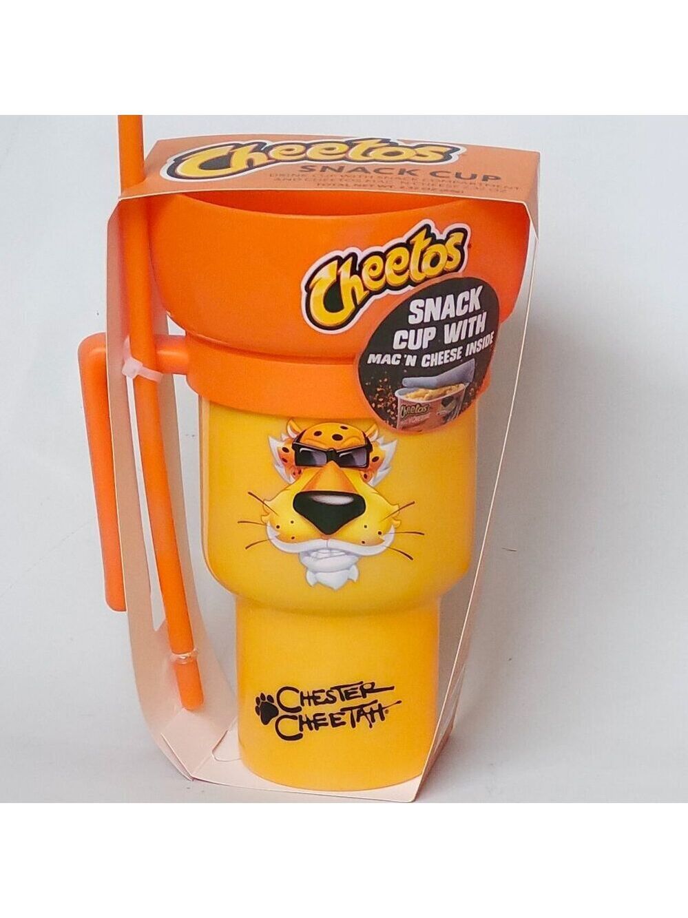 LARGE Cheetos Snack Cup + Drink Cup Gift Set BNIP Chester Cheetah